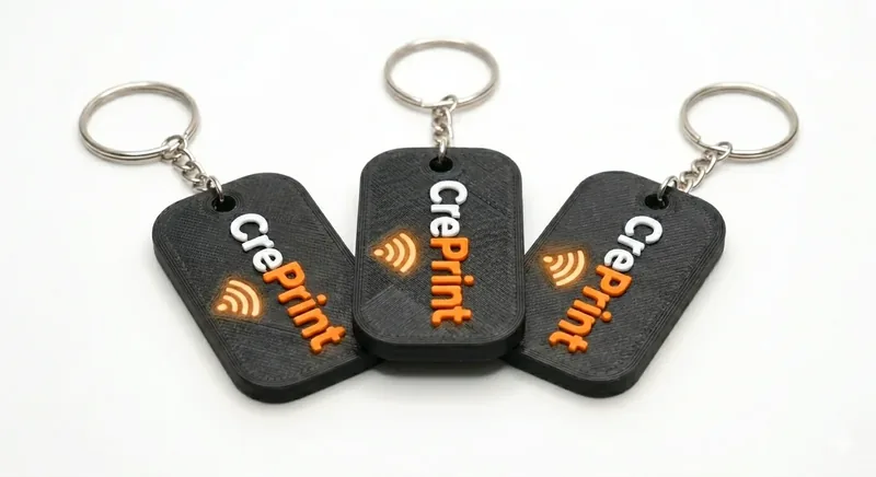 Breloki z logo firmy z chipem NFC — CrePrint